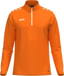 JAKO One 1/4-Zip Sweatshirt Kinder 350 - neonorange 116