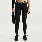 NIKE Pro Mid-Waist Leggings Damen 010 - black/white M