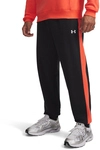UNDER ARMOUR Rival Fleece Nov Jogginghose Herren 002 - black/venom red/white L