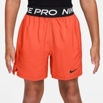 NIKE Pro Dri-FIT Fitnessshorts Jungen 842 - turf orange/white/black S (128-137...