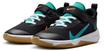 NIKE Omni Multi-Court Hallenschuhe Kinder 015 - black/clear emerald-blue crystal 32