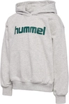 hummel hmlJR Boxy Logo Hoodie Kinder 2010 - light grey melange 110/116