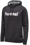 hummel GO Baumwoll Logo Hoodie Kinder asphalt 140