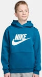 NIKE Sportswear Club Fleece Hoodie Kinder 301 - green abyss/white L (147-158 cm)