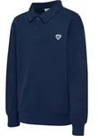 hummel hmlJR Loose Pique Polo Sweatshirt Kinder 7459 - dress blues 110/116