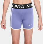 NIKE Pro 3" Dri-FIT Shorts M&auml;dchen 569 - light thistle/black/white/white M (137-146
