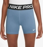 Nike DA1033-486, NIKE Pro Dri-FIT 3" Tights M&auml;dchen 486 - work blue/white XL