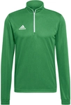 adidas Entrada 22 1/4-Zip Trainings-Top Herren HI2129 - team green/white L