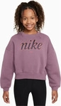Nike FZ5566-523, NIKE Sportswear Club Fleece Boxy Sweatshirt M&auml;dchen 523 - plum