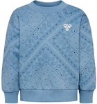 hummel hmlMINI Loose Paisley Print Sweatshirt Kinder 7986 - faded denim 104