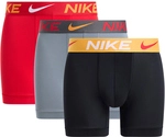 3er Pack NIKE Boxershorts Briefs Herren 647 - lava S