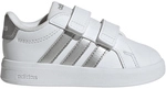 adidas Grand Court 3.0 Sneaker Kinder JP9373 - cloud white/silver met./silver met.