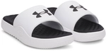 UNDER ARMOUR Ignite Pro 8 Fix Badelatschen Herren 100 - white/white/black 44