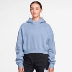NIKE Sportswear Phoenix Fleece Oversize Cropped Henley Hoodie Damen 407 -...