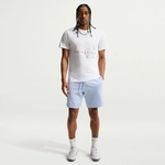 NIKE Club Knit Sweatshorts Herren 407 - hydrogen blue/white M