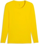 PUMA teamLIGA 26 Baselayer langarm Funktionsshirt Herren 07 - faster yellow S