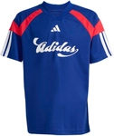 adidas House of Tiro T-Shirt Kinder KH3801 - mystery ink/white/pure ruby 116
