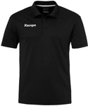 Kempa POLY Poloshirt Kinder schwarz 128