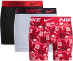 3er Pack NIKE Boxershorts Briefs Herren HJP - u rd jdi tp p/w g-bk wb/bk-u rd...