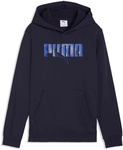 PUMA Essentials Logo Lab Story 2 French Terry Hoodie Jungen 16 - new navy 176