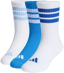 3er Pack adidas 3-Streifen Cushioned Sportswear Crew Retro Socken Kinder KD1720...