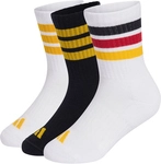 3er Pack adidas 3-Streifen Cushioned Sportswear Crew Retro Socken Kinder KF0152 -