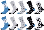 10er Pack camano Soft recycelte Baumwolle Crew Socken Kinder 9999 - black 27-30