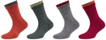 4er Pack s.Oliver Originals Organic Rib Crew Socken Kinder 3780 - biking red 35-38