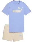 PUMA Essentials No.1 Logo T-Shirt + Shorts Set M&auml;dchen 60 - intense lavender...