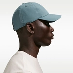 NIKE Club Dri-FIT Unstructured Metal Swoosh Cap 382 - mineral slate/metallic...