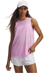 UNDER ARMOUR Tech Solid Tanktop Damen 669 - pink dawn/white L