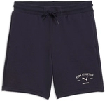 PUMA Class Graphic French Terry Sweatshorts Jungen 16 - new navy 176