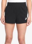 NIKE Sportswear Jersey-Shorts M&auml;dchen 010 - black/white XS (122-128 cm)