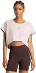 adidas Power Workout Cropped Boxy 3-Streifen Tanktop Damen KE8052 - ice purple...
