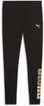 PUMA Essentials Logo Lab Metallic Leggings Damen 01 - PUMA black S