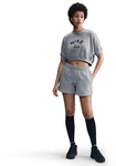 NIKE Sportswear Phoenix Fleece Mid-Waist Shorts Damen 063 - dk grey...