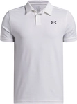 UNDER ARMOUR Matchplay Poloshirt Jungen 100 - white/castlerock L (149-160 cm)