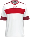 JAKO Club 92 Trikot 004 - wei&szlig;/rot/maroon S