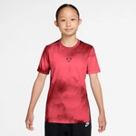 NIKE Academy+ Dri-FIT Fu&szlig;ball Trainingsshirt Kinder 804 - hot lava/black/black...