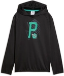 PUMA Active Sports Lightweight Poly Hoodie Jungen 01 - PUMA black 176