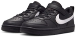 NIKE Court Borough Low Recraft Sneaker Kinder 013 - black/white-black 31.5