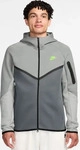 Nike HV0949-077, NIKE Tech Fleece Windrunner Kapuzenjacke 077 - lt smoke grey/cool