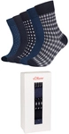 5er Pack s.Oliver Essentials Socken in Geschenkbox 5801 - blue 35-38