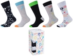 5er Pack camano Soft Originals Bio-Baumwolle Crew Socken in Geschenkbox Kinder 9200 -