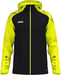 JAKO Sonic Kapuzen-Trainingsjacke 819 - schwarz/neongelb S