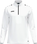 JAKO One 1/4-Zip Sweatshirt Kinder 000 - wei&szlig; 116