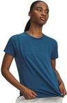 UNDER ARMOUR Off Campus Core T-Shirt Damen 498 - wham blue/white L