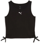 PUMA Essentials Slim Knotted Tanktop M&auml;dchen 01 - PUMA black 176