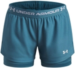 UNDER ARMOUR Tech Play Up 2in1 Trainingsshorts M&auml;dchen 466 - boundless blue/white L