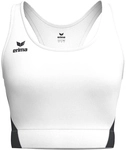 erima T&F Wings Sport-BH Damen wei&szlig;/schwarz 32